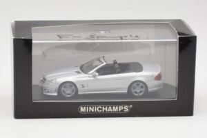 Mercedes AMG SL63 R230 Argintiu Minichamps 1:43 B66960018-R Metal - imaginea 4 din 4