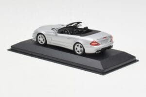 Mercedes AMG SL63 R230 Argintiu Wheels Type 2 Minichamps 1:43 SL63001 Metal - imaginea 3 din 4