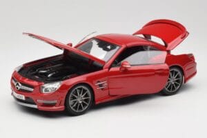 Mercedes AMG SL 63 R231 Roșu Maisto 1:18 36199 Metal - imaginea 2 din 8
