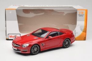 Mercedes AMG SL 63 R231 Roșu Maisto 1:18 36199 Metal - imaginea 8 din 8