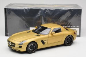 Mercedes AMG SLS C197 Auriu Minichamps 1:18 100039024 Metal - imaginea 8 din 8