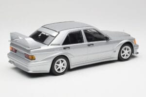 Mercedes 190E W201 2.5-16 EVO 2 Astral Argintiu Metallic Minichamps 1:18 155036101 Metal - imaginea 2 din 6