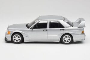 Mercedes 190E W201 2.5-16 EVO 2 Astral Argintiu Metallic Minichamps 1:18 155036101 Metal - imaginea 3 din 6