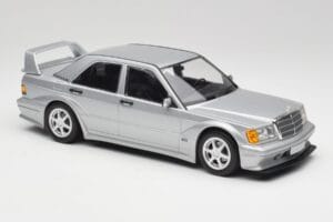 Mercedes 190E W201 2.5-16 EVO 2 Astral Argintiu Metallic Minichamps 1:18 155036101 Metal - imaginea 4 din 6