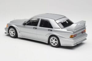 Mercedes 190E W201 2.5-16 EVO 2 Astral Argintiu Metallic Minichamps 1:18 155036101 Metal - imaginea 5 din 6