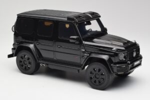 Mercedes Brabus G800 W463 4x4 Obsidian Negru GT Spirit 1:18 GT500 Rășină - imaginea 4 din 6