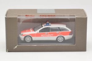 Mercedes C-Class S203 Notarzt Minichamps 1:43 430030190 Metal - imaginea 4 din 4