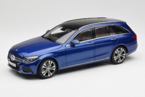 Mercedes C-Class S205 T-Modell Brilliant Albastru Metalic Norev 1:18 B66960257 Metal