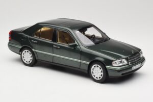 Mercedes C-Class W202 Malachite Green Norev 1:18 183372 Metal - imaginea 4 din 8