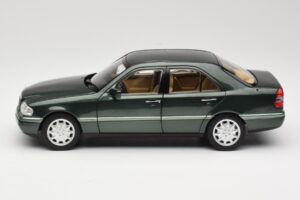 Mercedes C-Class W202 Malachite Green Norev 1:18 183372 Metal - imaginea 7 din 8