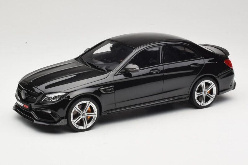 Mercedes C-Class W205 Brabus 650 Negru GT Spirit 1:18 GT132 Rășină