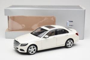 Mercedes C-Class W205 Diamond Alb Metalic Norev 1:18 B66960256 Metal - imaginea 8 din 8