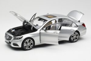 Mercedes C-Class W205 Iridium Argintiu Metalic Norev 1:18 B66960253 Metal - imaginea 2 din 8
