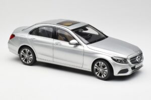 Mercedes C-Class W205 Iridium Argintiu Metalic Norev 1:18 B66960253 Metal - imaginea 6 din 8
