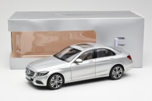 Mercedes C-Class W205 Iridium Argintiu Metalic Norev 1:18 B66960253 Metal - imaginea 8 din 8