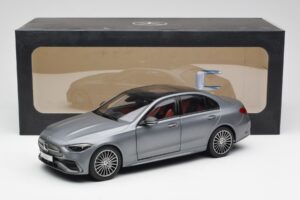 Mercedes C-Class W206 Designo Selenite Gri Magno NZG 1:18 B66960638 Metal - imaginea 2 din 8