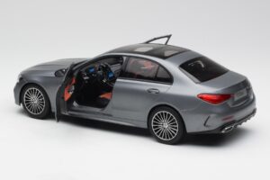 Mercedes C-Class W206 Designo Selenite Gri Magno NZG 1:18 B66960638 Metal - imaginea 7 din 8
