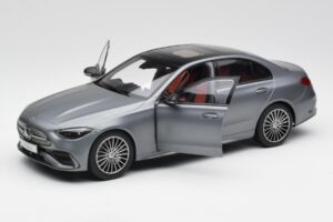 Mercedes C-Class W206 Designo Selenite Gri Magno NZG 1:18 B66960638 Metal - imaginea 8 din 8