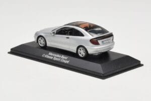Mercedes C-Class W203 Sport Coupe Argintiu Minichamps 1:43 B66961916 Metal - imaginea 3 din 4