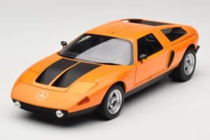 Mercedes C111 II White Autumn Metallic Norev 1:18 183050 Metal - imaginea 8 din 10