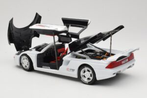 Mercedes C112 Sport Alb & Negru Guiloy 1:18 68521 Metal - imaginea 5 din 8