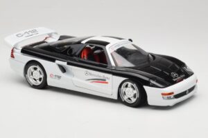 Mercedes C112 Sport Alb & Negru Guiloy 1:18 68521 Metal - imaginea 6 din 8