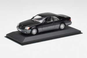 Mercedes C140 600 SEC Negru Minichamps 1:43 32600 Metal - imaginea 2 din 4
