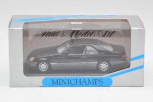 Mercedes C140 600 SEC Negru Minichamps 1:43 32600 Metal - imaginea 4 din 4