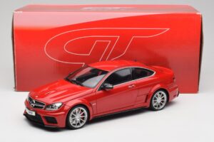 Mercedes AMG C63 W204 Roșu 2nd Choice GT Spirit 1:18 GT065-D1 Rășină - imaginea 6 din 6