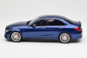 Mercedes AMG C63 S W205 Albastru GT Spirit 1:18 ZM044 Rășină - imaginea 3 din 6