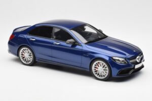 Mercedes AMG C63 S W205 Albastru GT Spirit 1:18 ZM044 Rășină - imaginea 4 din 6