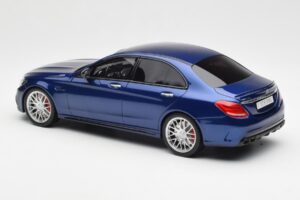 Mercedes AMG C63 S W205 Albastru GT Spirit 1:18 ZM044 Rășină - imaginea 5 din 6