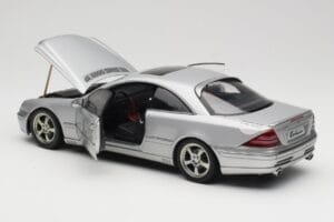 Mercedes CL500 C215 Lorinser Silver Metallic AUTOart 1:18 70121 Metal - imaginea 5 din 8