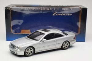 Mercedes CL500 C215 Lorinser Silver Metallic AUTOart 1:18 70121 Metal - imaginea 8 din 8