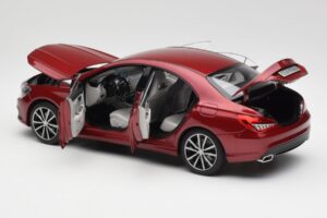 Mercedes CLA C117 Designo Patagonia Roșu Metalic Norev 1:18 B66960131 Metal - imaginea 5 din 8