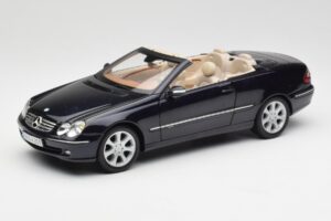Mercedes CLK 500 W209 Cabriolet Albastru Închis Metalizat Kyosho 1:18 B66962174 Metal