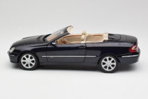 Mercedes CLK 500 W209 Cabriolet Albastru Închis Metalizat Kyosho 1:18 B66962174 Metal - imaginea 5 din 9