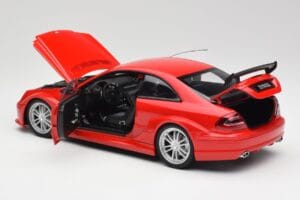 Mercedes CLK DTM AMG C209 Mars Roșu Kyosho 1:18 08461R Metal - imaginea 5 din 8