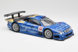 Mercedes CLK GTR #12 Original Teile FIA GT 1999 Maisto 1:18 56036 Metal - imaginea 5 din 7