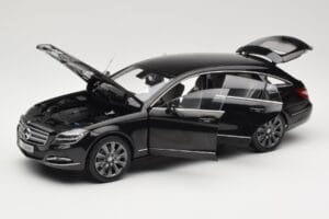 Mercedes CLS Shooting Brake X218 Obsidian Black Norev 1:18 B66960115 Metal - imaginea 2 din 8