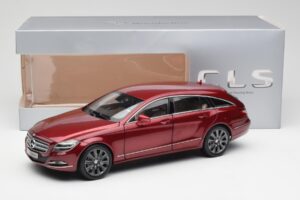 Mercedes CLS Shooting Brake X218 Thulite Roșu Norev 1:18 B66960116 Metal - imaginea 8 din 8
