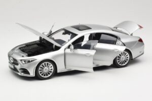 Mercedes CLS C257 Argintiu Norev 1:18 183489 Metal - imaginea 2 din 8