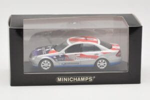 Mercedes E-Class W211 #11 Bluetec Paris-Beijing 2006 Minichamps 1:43 B66962267-R Metal - imaginea 4 din 4
