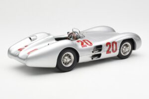 Mercedes W196 Streamliner #20 K. Kling French GP 1954 CMC 1:18 M-128B Metal - imaginea 2 din 6