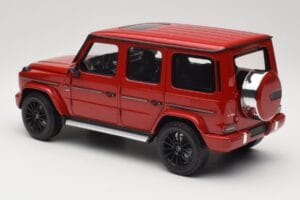 Mercedes G 500 W463 Roșu Minichamps 1:18 110037101 Metal - imaginea 7 din 8