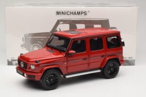 Mercedes G 500 W463 Roșu Minichamps 1:18 110037101 Metal - imaginea 8 din 8