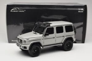 Mercedes G 63 AMG 4x4 Squared Arabian Grey Almost Real 1:18 820829 Metal - imaginea 8 din 8