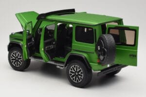 Mercedes G 63 AMG 4x4 Squared Green Hell Magno Almost Real 1:18 820821 Metal - imaginea 5 din 8