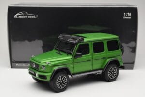 Mercedes G 63 AMG 4x4 Squared Green Hell Magno Almost Real 1:18 820821 Metal - imaginea 8 din 8