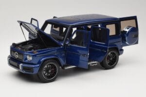 Mercedes G 63 AMG W463 Blue Metallic Minichamps 1:18 110037061 Metal - imaginea 2 din 8